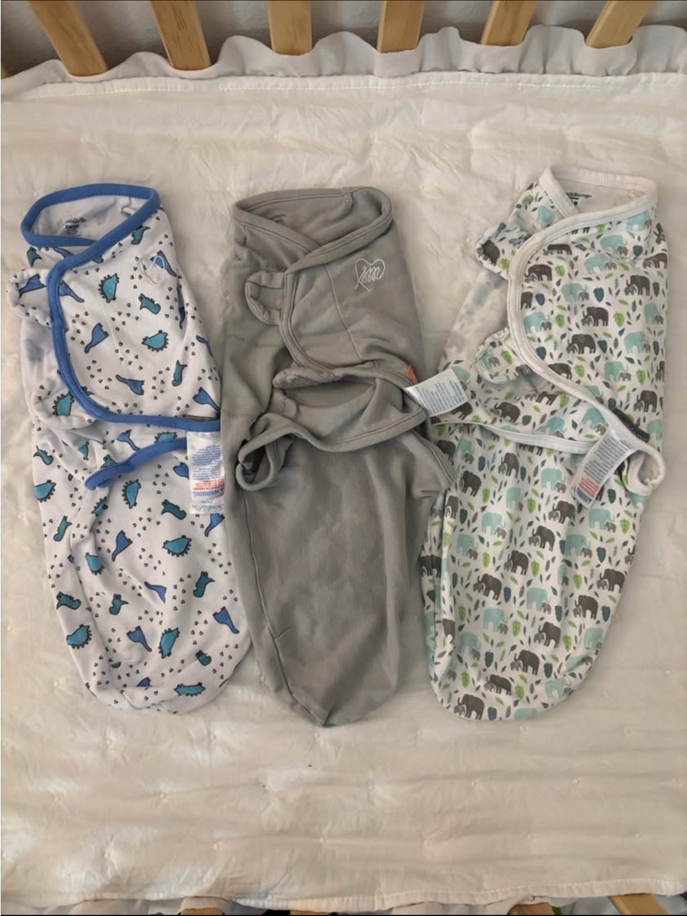 3 SwaddleMe Newborn Swaddles – Size Small 0-3 Months